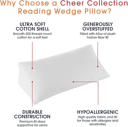 Cheer Collection Wedge Pillow Case