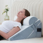 3Pcs Orthopedic Bed Wedge Pillow for Sleeping, Post Surgery or Back, Neck and Knee Support, Adjustable 9&12 Inch Memory Foam Wedge PillowTriangle Pillow for Acid Reflux Gerd Snoring