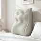 Daneey Reading Pillows for Sitting in Bed Adult Back Pillow for Bed Sitting Up, Back Support Pillow for Bed, Foam Wedge Pillow for Neck, Lumbar, Back, Beige, 20 * 9 * 22IN