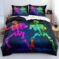 Halloween Twin Duvet Comforter Cover Sets with 2 Pillowcases for Kids Girls Teens Adult Bedroom Decor