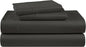 100% Egyptian Cotton Bed Sheets King Size – Silky Sateen Weave for Warm Winter Comfort, 15" Deep Pocket King Sheets, Naturally Breathable, Ultra-Soft Durable Hotel-Quality Luxury Bedding - Black