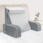 Reading Pillow for Sitting in Bed Adult - Back Pillow for Bed Sitting up, Backrest Support Pillow for Lounging/Reading/Gaming/Resting/Watching TV, Bedrest, White