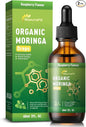 Moringa Leaf Drops with Vitamin C, Moringa Oleifera Extract Liquid Drops for Immunity Support,Antioxidant,Overall Health & Energy,Vegan Herbal Supplement 4 fl oz