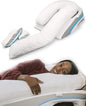 MedCline Shoulder Relief System with Extra Cases, Bed Wedge Pillow for Shoulder Pain Relief and Therapeutic Body Pillow, Inclined Sleep Position with Arm Pocket, Large for 5'10" and Above