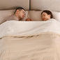 Bearhug Electric Blanket King Size 100" x 90", Dual Controller Heated Blanket Beige, Velvet & Sherpa, 10-Heat Levels & 1-12H Auto Off, 5 Year Warranty, Over-Heat Protect, ETL, Machine Washable