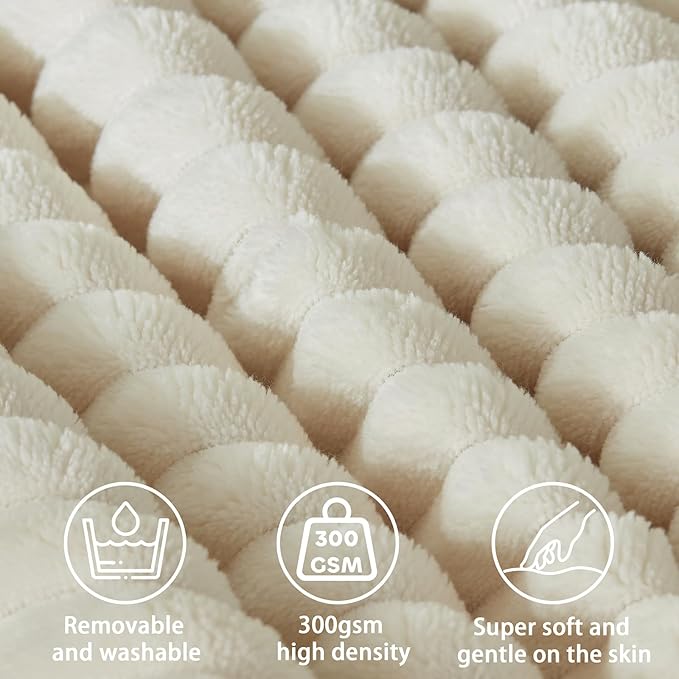 Headboard Wedge Pillow + A Long Neck Roll Pillow Body Pillow，Large Headboard Pillow with Removable Cover (Beige, King：76x8x20 inches)