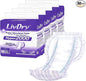 LivDry High Absorbency Pad Insert for Incontinence Briefs and Adult Diapers, Women and Men, Hyper 2000 (80 Count)