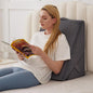 Wedge Pillow, 9&12” Adjustable Bed Wedge Pillow for Sleeping, Triangle Pillow for Back Pain Relief, Memory Foam Pillow Wedge for Post Surgery, Acid Reflux and Snoring, GERD, Grey