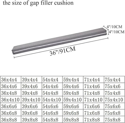 SAMTY Bed Filler for headboard Space Gap Filler Bolster Pillow Stopper for Sofa Crack Filler Between Headboard and Mattress 36 inch