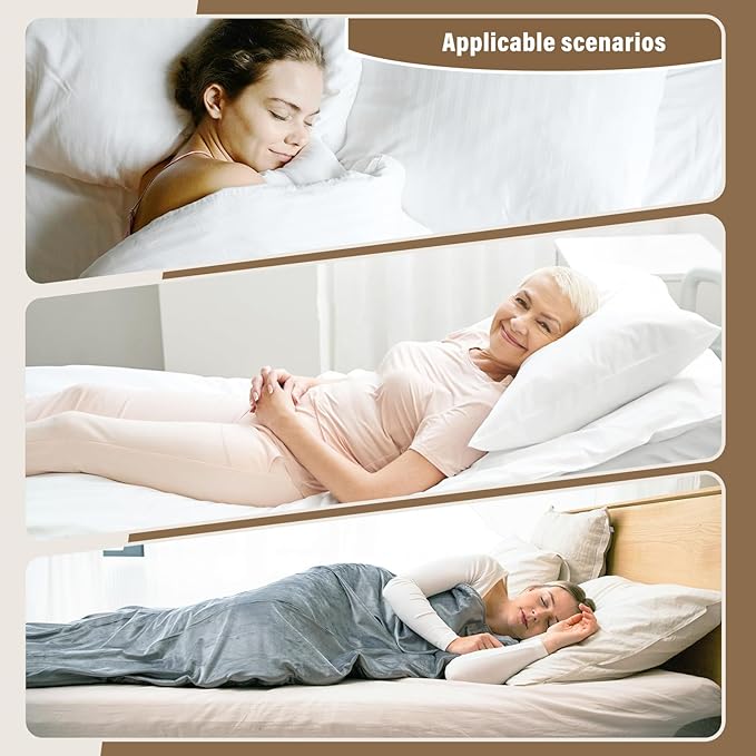 TYYIHUA 3 in1 Foam Wedges for Positioning in Bed,Wedge Pillows for Seniors,Wedges for Bed Positioning,Bed Wedges & Body Positioners,Wedge Pillow for Back Pain Relief, Bed Sores,Gray Velvet