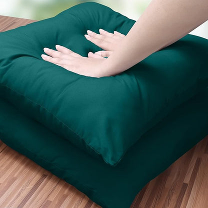 Utopia Bedding 18x18 Pillow Inserts, Set of 2, Dark Teal – Indoor Decorative Throw Pillows for Bed, Sofa & Couch – Soft, Supportive & Fluffy Cushion Inserts
