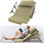 Electric Lifting Backrest for Bed, 2-80° Adjustable Lifting Bed Backrest with Pillow, Short Mat, Leg Pad, Electric Lifting Backrests for Pregnant Women Elderly-Green
