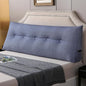 Wedge Headboard Pillow for Bed, Twin Dorm Headboard Pillow Support for Sitting Up, Reading, Relaxing, Bolster Pillow with Removable Washable Cover, Blue