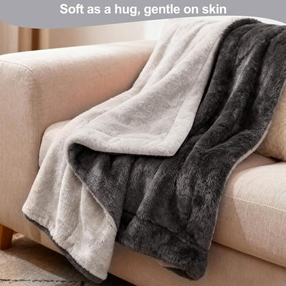 Heated Blanket Electric Blanket King 90"x100" Dual Control Flannel Heating Blanket with 12 Heat Levels 12H Timer Auto Shut-Off Overheat Protection Soft & Cozy Machine Washable (King Size (90"x100"))
