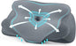 DONAMA Cervical Pillow for Sleeping, Contour Memory Foam Pillow for Neck and Shoulder Support, Ergonomic Neck Pillow for Side Back Stomach Sleepers, Bed Pillows with Cooling Pillowcase
