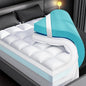 Dual Layer Memory Foam Mattress Topper for Pain Relief with 2X Support, 2" Fluffy Pillow Top Full Mattress Topper Plus 2" Odor-Free Cooling Gel Memory Foam Ultra Comfort Mattress Pad Cover