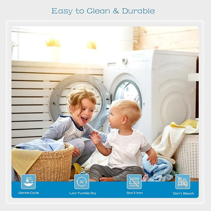 GRT 1 Pack 100% Waterproof Mattress Protector Twin Size, Breathable & Noiseless Waterproof Mattress Cover Fitted Deep Pocket from 5" to 19", Smooth Washable Twin Bed Protector - Vinyl Free