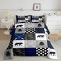 Feelyou Camo Comforter Set Full Size Rustic Comforter for Boys Girls Teens Woodland Wolf Bedding Set Camping Quilt Set Hunting Adventure Duvet Set Soft