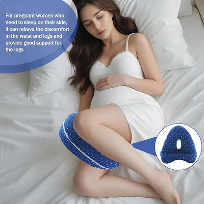 Pillows for Side Sleepersre, Voget Pillow, Side Sleeper Knee Pillow, Leg Pillow for Sleep, Blue Pack of 1pcs