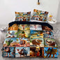 Italian Brainrot Bedding Duvet Cover Set,Funny Fusion AnimalsTwin Full Queen King Comforter Cover Bedding Set for Kids Boys Bed Decor Gifts ﻿ (Color 10,Queen (90" x 90"))