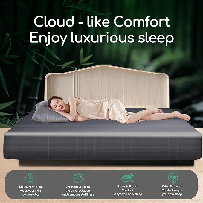 Grounding Sheet,90% Cotton + 10% Silver Fiber, Improves Sleep, Healthy Sleep Therapy (Gray, (78.1 * 80 * 15 inch))