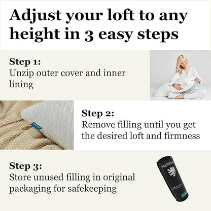 Saybrook Adjustable Pillow - Down Alternative - King