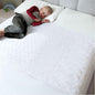 Hygge Sheets® Potty Training Pee Pads for Kids, Toddlers - 100% Waterproof, Non Slip Bed Wetting Pad for Full Size Beds - Washable, Reusable Mattress & Sheet Protector - White