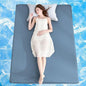 Ailemei Direct Cooling Thin Mattress Pad, California King Size Mattress Topper for Hot Sleepers, with a Deep Pocket Fits 16" Mattresses,Cool Fitted Sheets for Bed,Summer Cooling System,Blue,72"x84"