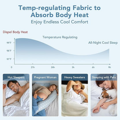 Instant Cool Twin Mattress Pad for Hot Sleepers, Waterproof Cooling Mattress Topper Cover with TriSupport 3D Tech, Cloud-Like Mattress Protector Pad