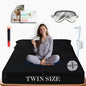Ali King Grounding Sheets - Twin Size, Soft Cotton with Silver Fiber, 15'' Deep Pocket Earth Grounding Fitted Bed Sheets for Improved Sleep (Black, Twin 39''*75''*15'')