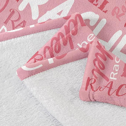 Ships Next Day, Personalized Blankets and Throws Custom Blanket with Name Customized Flannel Blanket for Kids Christmas Blanket Gifts for Teen Girls Boys