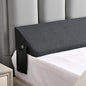 King Bed Wedge Pillow for Headboard Mattress Long Wedge Pillow Bed Bolster King Gap Filler Nora Pillows for Dorm Sleeping Backest Home Decor RV House Accessories Hotel Must Haves Grey