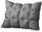 ZUBISU Queen Size Luxury White Goose Down Pillow,800 Fill Power Fluffy and Soft Hotel Feather Pillow,Ideal Bed Pillows for Side Sleepers,Pack of 1 (Queen, Grey)