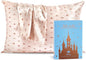 Kitsch & Disney Desert Crown Satin Pillowcase with Zipper – Soft Cooling, Better Than Silk Pillowcase, Disney Design for Kids Rooms & Toddler Bed Time Pillow Case – Queen/Standard 19x26
