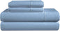 LANE LINEN Luxury Hotel Style 100% Egyptian Cotton Bed Sheets King Size, Mercerized Cotton, Sily Finish, No Pill Fade Resistant King Bedding Sheets & Pillowcases Jaquard Swiss Dot - French Blue