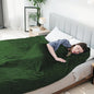 Electric Heated Blanket Full Size 72”x84”,Cozy Soft Warmth with 5 Heating Settings 10 Hours Auto-Off, Long Cord Energy-Saving, for Bed, Fast Heating Machine Washable, Green