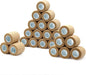 OK TAPE Self Adherent Cohesive Bandages Wrap 24Packs, Non-Woven Self Adhesive Athletic Sports wrap Tape, Vet Wrap Bandages Tape, for Thumb Finger Wrist Ankle (Beige)