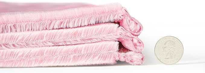 Mellowdy Extra Thick Hearty Plush Flannel Blanket (Candy Pink, 90x90) - 500GSM King Size Warm Blanket for Winter, Fall | Soft, Fluffy, Cuddly, Perfect for Bed, Oversized Throw for Couch, Sofa