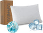 SAPHREAS Cooling Bed Pillows Standard for Sleeping, Luxury Hotel Shredded Memory Foam Pillows for Side Back Stomach Sleepers, Cool Firm Pillow for Neck Support