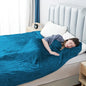 Electric Heated Blanket Queen Size 84"x 90",Dual Control Super Cozy Soft Flannel with 5 Heat Levels &10 Hours Auto Off, Home Office Use & Machine Washable, Teal/Blue Green