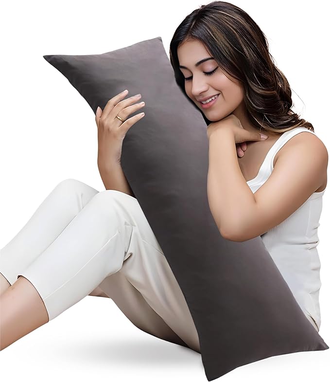 KALTEK 6.5LB Weighted Support Pillow (40"x10") – Compact Cooling Pillow for Relaxation & Side Sleepers | Small Weighted Pillow with Washable Tencel Cover