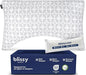 BLISSY Adjustable Memory Foam Pillow King Size – Cooling Memory Foam Pillows for Side Sleepers – Cooling Gel Pillow with Shredded Memory Foam – CertiPUR-US & Oeko-TEX
