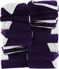 IR Imperial Rooms Purple Sherpa Fleece Throw Blanket for Bed - Wholesale Bulk Pack of 16 Sherpa Blankets - Soft Fluffy Throw Blankets for Hotels, Guest Bedroom, 50x60 Inches