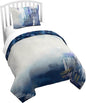Jay Franco Duvet Cover Set with Sham & Pillowcase – Ultra-Soft Linen Feel Bedding for Room Decor, COVER ONLY Comforter NOT Included, Blue - Avatar, 2 Piece Twin