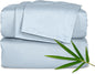 Pure Bamboo California King Sheets, Genuine 100% Organic Viscose Derived from Bamboo Bed Sheet Set, Soft & Cooling, Double Stitching, 2 Year Quality Promise (California King, Glacier)