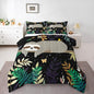 Feelyou Sloth Comforter Cute Sloth Bedding Set for Kids Boys Girls Galaxy Butterfly Comforter Set Botanical Leaves Inner Fill Duvet Set 1 Comforter Set with 2 Pillowcases Full Size