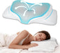 RestAssured Cervical Neck Pillow - Ergonomic Memory Foam Bed Pillows for Sleeping, Neck Pillows for Pain Relief, Back and Side Sleeper Pillow
