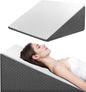 Wedge Pillow for Sleep Apnea, Bed Wedge Pillow for Headboard, Headboard Triangle Pillow Wedge for Acid Reflux, After Surgery, Snoring, Cooling Memory Foam Top, Removable Cover, 24x24x12Inch