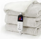 Heated Blanket Electric Blanket Twin Waffle, 62x84 Inches Sherpa Fleece Fast Heating Blanket 6 Heating Levels & 10 Hours Auto Off ETL Certification,Beige Twin