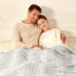 Bearhug Electric Blanket Heated Blanket Full Size 77"x 84" Warm Heating Blanket Gift Reversible Faux Fur & Sherpa 10 Heating Levels & 1-12H Auto Off, Machine Washable, Over-Heat Protect, ETL Certified